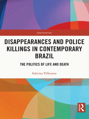cover image of Disappearances and Police Killings in Contemporary Brazil